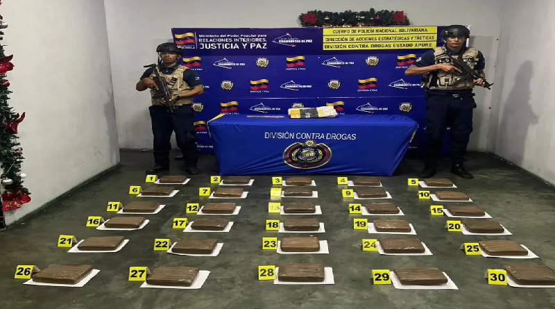 Detienen ciudadano en Apure por tráfico ilícito de drogas